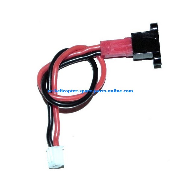 HCW 521 521A 527 527A RC helicopter spare parts power plug - Click Image to Close