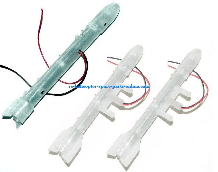 HCW 521 521A 527 527A RC helicopter spare parts LED set (1x bottom + 2x side) 3pcs - Click Image to Close