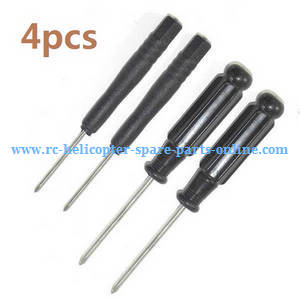 Shuang Ma 7014 Double Horse RC Boat spare parts cross screwdrivers (4pcs)
