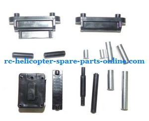 Sky King HCW 8500 8501 RC helicopter spare parts tail tube fixed and support set in the frame etc. - Click Image to Close