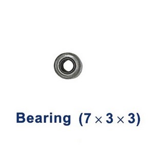 Shuang Ma 9050 SM 9050 RC helicopter spare parts bearing (medium 7*3*3mm) - Click Image to Close