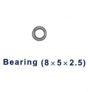 Shuang Ma 9050 SM 9050 RC helicopter spare parts bearing (big 8*5*2.5mm)