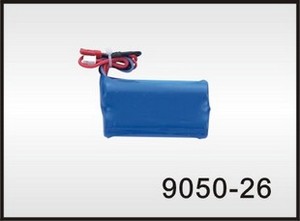 Shuang Ma 9050 SM 9050 RC helicopter spare parts battery 7.4V 1300mAh red JST plug