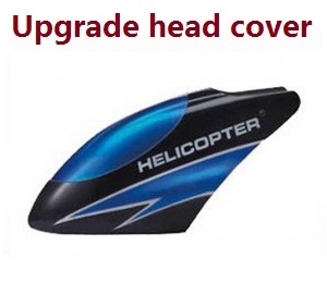 Double Horse 9053 DH 9053 RC helicopter spare parts head cover (Blue) - Click Image to Close