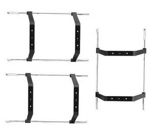 Double Horse 9053 DH 9053 RC helicopter spare parts undercarriage 3pcs - Click Image to Close