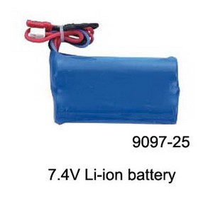 Double Horse 9097 DH 9097 RC helicopter spare parts battery 7.4V 1100mAh JST plug - Click Image to Close