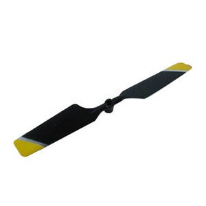 Shuang Ma 9101 SM 9101 RC helicopter spare parts tail blade (Yellow) - Click Image to Close