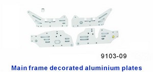 Double Horse 9103 DH 9103 RC helicopter spare parts metal frame set