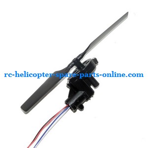 Shuang Ma 9115 SM 9115 RC helicopter spare parts tail blade + tail motor + tail motor deck (set) - Click Image to Close