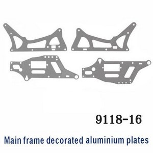 Double Horse 9118 DH 9118 RC helicopter spare parts metal frame set - Click Image to Close