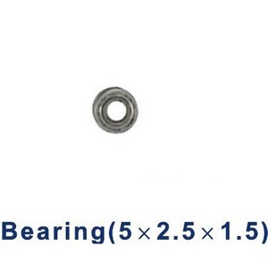 Shuang Ma 9118 SM 9118 RC helicopter spare parts bearing (5*2.5*1.5mm) - Click Image to Close