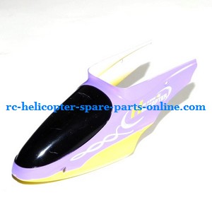 Great Wall 9958 Xieda 9958 GW 9958 RC helicopter spare parts head cover (Purple) - Click Image to Close