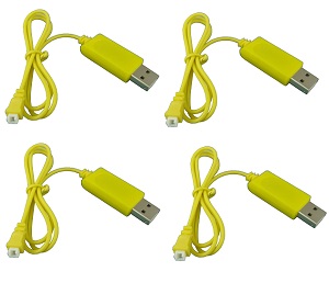 Great Wall 9958 Xieda 9958 GW 9958 RC helicopter spare parts battery USB charger wire 4pcs