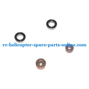 Lucky Boy 9961 RC helicopter spare parts bearing set (2x big + 2x small) - Click Image to Close