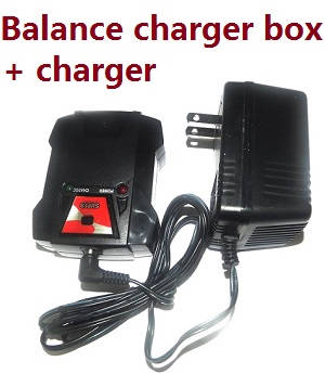 Wltoys XK A160 RC Airplanes Helicopter spare parts charger + balance charger box - Click Image to Close