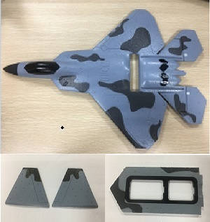 Wltoys XK A180 RC Airplanes Helicopter spare parts total foam group - Click Image to Close