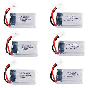 Wltoys XK A200 RC Airplanes Helicopter spare parts 3.7V 300mAh battery 6pcs