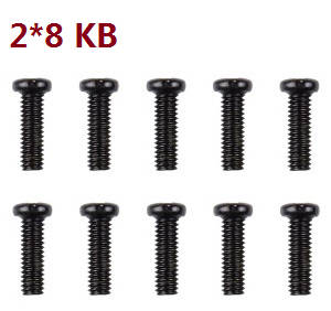 Wltoys A262 RC Car spare parts A202-15 cross tapping screw M2*8KB