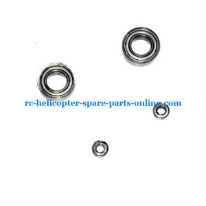 Flame Strike FXD A68690 helicopter spare parts 2x big bearing + 2x small bearing - Click Image to Close