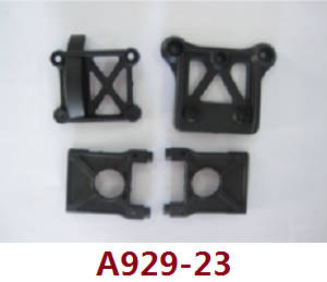 Wltoys A929 RC Car spare parts middle differential mount and upper cover, steering mount press plate A929-23