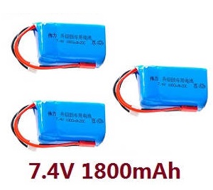 Wltoys A949 Wltoys 184012 RC Car spare parts 7.4V 1800mAh battery 3pcs