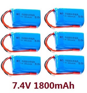 Wltoys A949 Wltoys 184012 RC Car spare parts 7.4V 1800mAh battery 6pcs