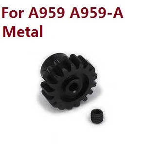 Wltoys A959 A959-A A959-B RC Car spare parts metal gear on the motor (For A959 A959-A)