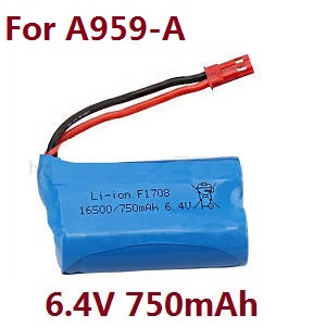 Wltoys A959 A959-A A959-B RC Car spare parts 6.4V 750mAh battery for A959-A - Click Image to Close