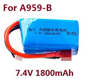 Wltoys A959 A959-A A959-B RC Car spare parts 7.4V 1800mAh battery for A959-B