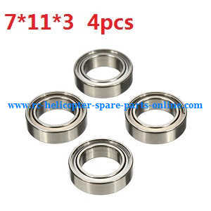 Wltoys A959 A959-A A959-B RC Car spare parts Bearing (7*11*3 4pcs) - Click Image to Close