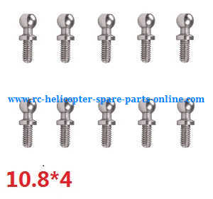 Wltoys A959 A959-A A959-B RC Car spare parts screws 10.8*4 10pcs - Click Image to Close