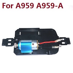Wltoys A959 A959-A A959-B RC Car spare parts bottom board with main motor set (Assembled) For A959 A959-A - Click Image to Close