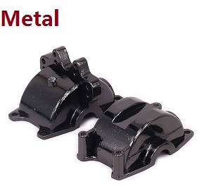 Wltoys A959 A959-A A959-B RC Car spare parts upper and lower alloy aluminum gear box - Click Image to Close
