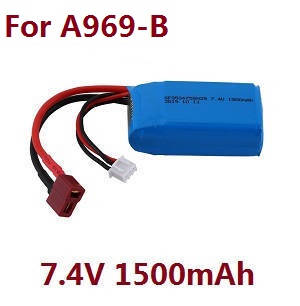 Wltoys A969 A969-A A969-B RC Car spare parts 7.4V 1500mAh battery (For A969-B)