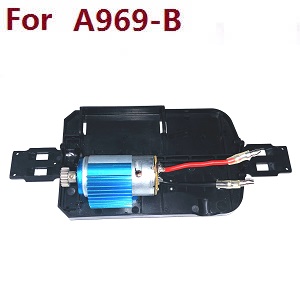 Wltoys A969 A969-A A969-B RC Car spare parts bottom board with main motor set (For A969-B)