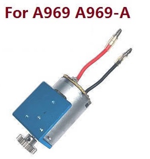 Wltoys A969 A969-A A969-B RC Car spare parts 390 main motor with motor gear and fixed board (For A969 A969-A)