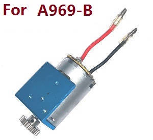 Wltoys A969 A969-A A969-B RC Car spare parts 540 main motor with motor gear and fixed board (For A969-B)