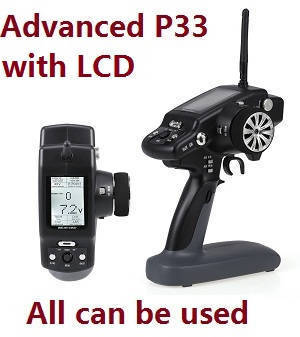 Wltoys A969 A969-A A969-B RC Car spare parts transmitter (Adwanced P33 with LCD) all can be used