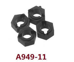 Wltoys A969 A969-A A969-B RC Car spare parts hexagon wheels seat A949-11