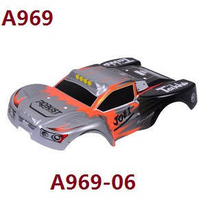 Wltoys A969 A969-A A969-B RC Car spare parts orange car shell A969-06