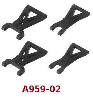 Wltoys A969 A969-A A969-B RC Car spare parts rear and front swing arms A959-02 - Click Image to Close
