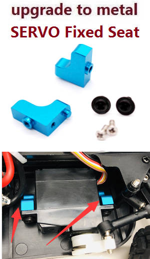 Wltoys A969 A969-A A969-B RC Car spare parts SERVO fixed seat (upgrade to metal)
