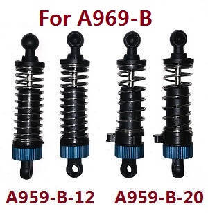 Wltoys A969 A969-A A969-B RC Car spare parts shock absorber (For A969-B) A959-B-12 A959-B-20 - Click Image to Close