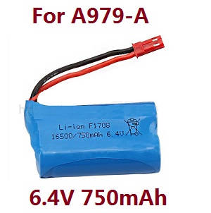 Wltoys A979 A979-A A979-B RC Car spare parts 6.4V 750mAh battery (For A979-A)