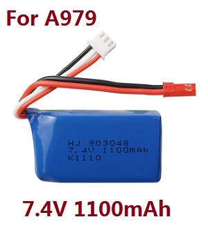 Wltoys A979 A979-A A979-B RC Car spare parts 7.4V 1100mAh battery (For A979)