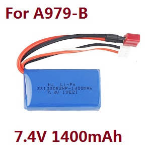 Wltoys A979 A979-A A979-B RC Car spare parts 7.4V 1400mAh battery (For A979-B) - Click Image to Close