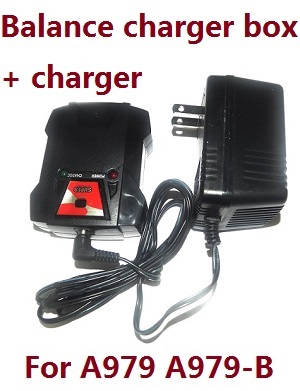 Wltoys A979 A979-A A979-B RC Car spare parts balance charger box + charger - Click Image to Close