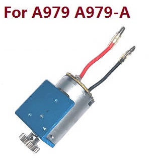 Wltoys A979 A979-A A979-B RC Car spare parts 390 main motor with motor gear and fixed board (For A979-A & A979)