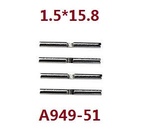 Wltoys A979 A979-A A979-B RC Car spare parts differential small metal bar shaft 1.5*15.8 A949-51