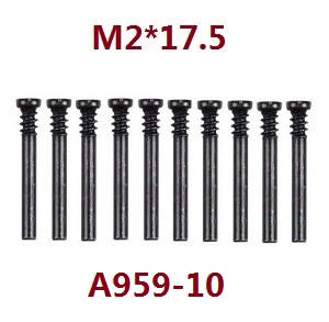 Wltoys A979 A979-A A979-B RC Car spare parts screws M2*17.5 A959-10